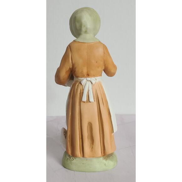 Homco Old Man & Woman Figurines Feeding Chickens & Ducks 1426 Home Interiors - Picture 12 of 12